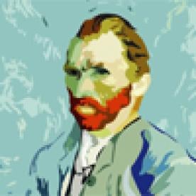 Van Gogh Self Portrait Illustration
