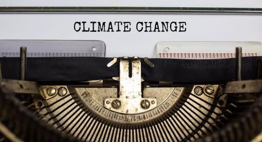 Climate Change in the typewriter designed to stop carbon emissions