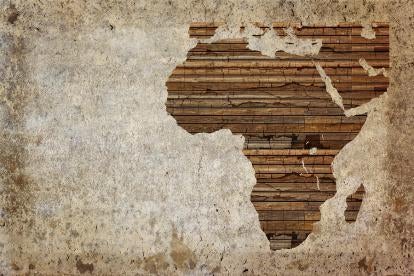 Africa, map, board