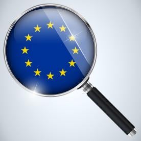 European Union, EU, security, magnifying glass, closer look, europe, country, continent, region, countries