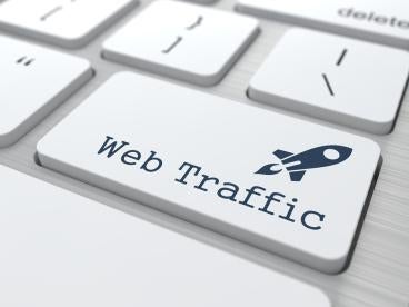 web traffic on keyboard 