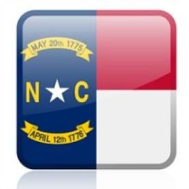 North Carolina state flag/button
