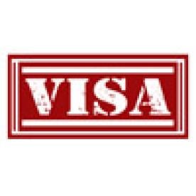 Red VISA Stamp
