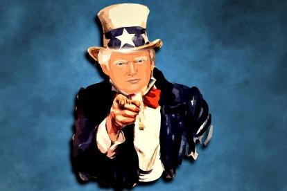 Uncle Sam Trump, Trump Administration Announces Outline of Its Tax Proposal