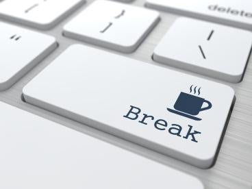 employment or work break key on a keyboard