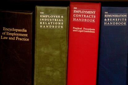 employment law, legal books, employer compliance, employee benefits, compensation, contracts, handbooks