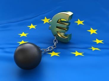 eupropean union debt ball & chain
