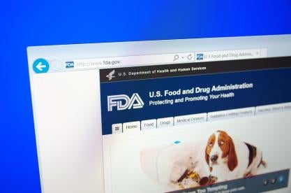food and drug administration website