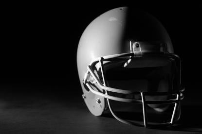 Football Helmet, NFL and Players Union Agree to New Game Day Concussion Protocol Enforcement Policy