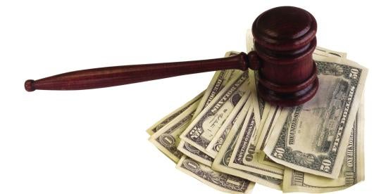 gavel on money, attorney fees, common fund