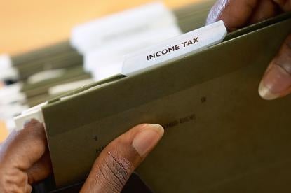 income tax folder 