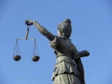 scales of justice, English