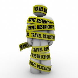 travel restrictions in place to prevent coronavirus spread