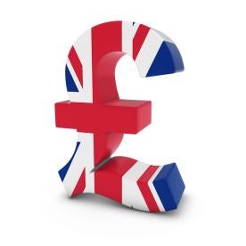 the pound note in the union jack