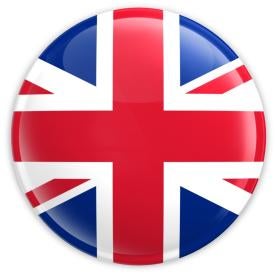 United Kingdom button for the union jack