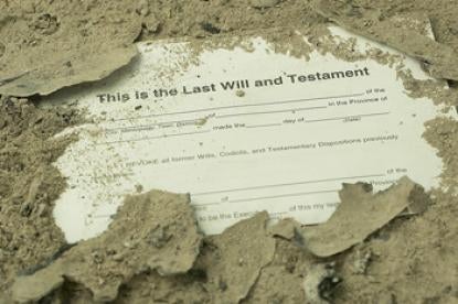 contesting will & testament vs no contest clause