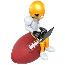 football on laptops