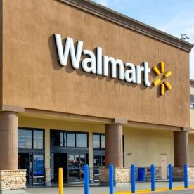 Wal Mart store front where employees with disabilities are no longer discriminated against