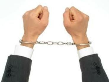 corporate hands handcuffs 