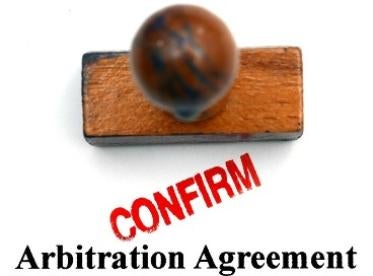 hyperlinked TOC arbitration agreement