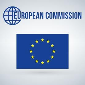 European Commission flag and logo