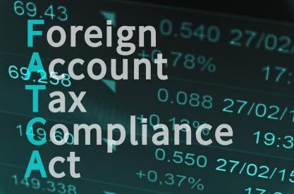 Treasury & IRS foreign account tax compliance act registration FATCA forms