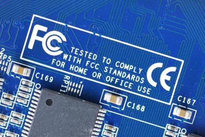 FCC badge on electronics 
