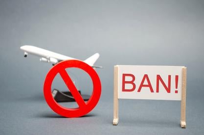 new travel ban for southern African countries