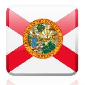 Florida Flag Button
