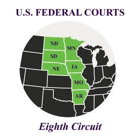 Eighth circuit on map