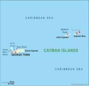 Cayman Islands, Map