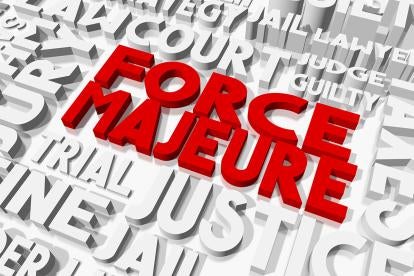 force majeure commercial lease contract language