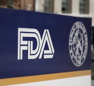 FDA sign with logo 