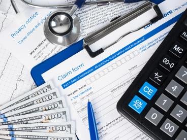 health care claims forms, money, reimbursement