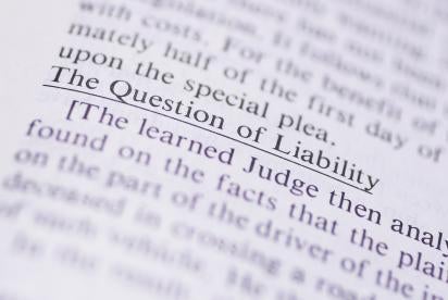 question of liability