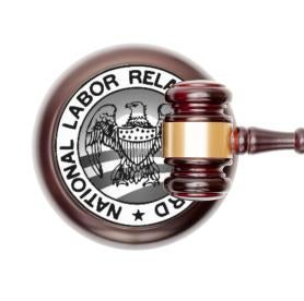 B&W National Labor Relations Board NLRB logo on gavel