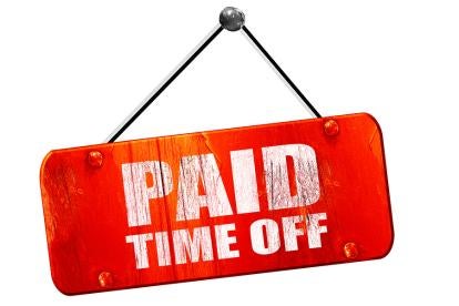 paid time off sign