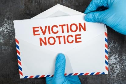 eviction notice in the time of Coronavirus