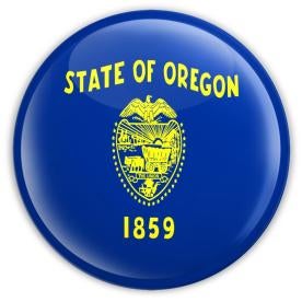 official Oregon state button 