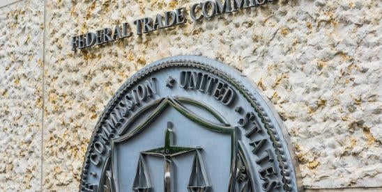 Federal Trade Commission on the wall