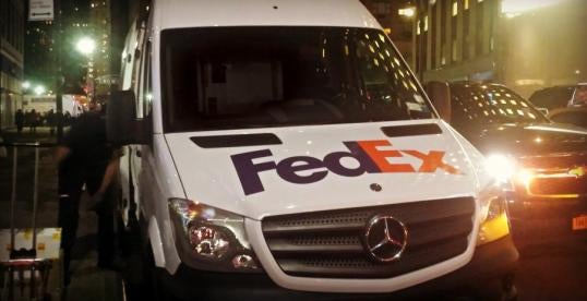 FedEx has a fleet of these here trucks