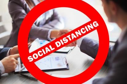 social distancing and contract signing