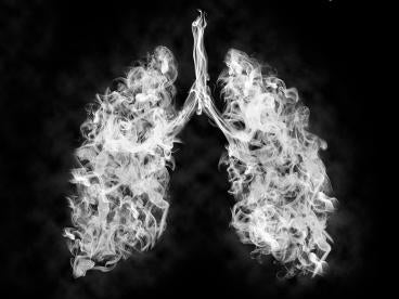 vaping smoke filled lungs