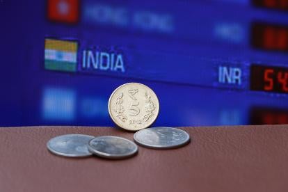 Rupees in the Indian Stock Exchange