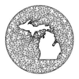 michigan is complex as wire art