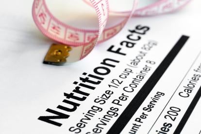 nutrition facts food delivery calorie disclosures