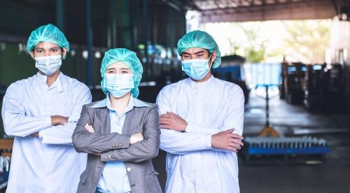 Masked Workers Cal/OSHA ETS Coronavirus