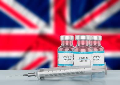 UK flag covid vaccine mandates transatlantic trade