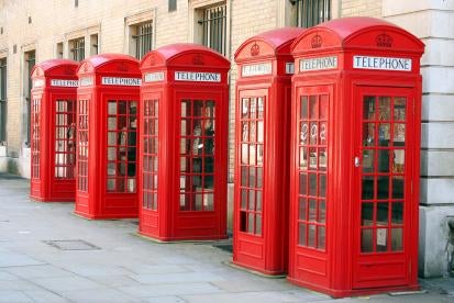 UK telephones for calling Russian trade partners