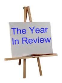The Year in Review on an Art Easel